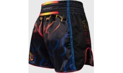 Venum x TEKKEN 8 Muay Thai šorti - Yoshimitsu - melns/oranžs