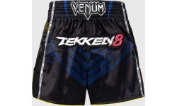 Venum x TEKKEN 8 Muay Thai šorti King, melni/dzelteni