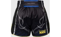 Venum x TEKKEN 8 Muay Thai šorti King, melni/dzelteni