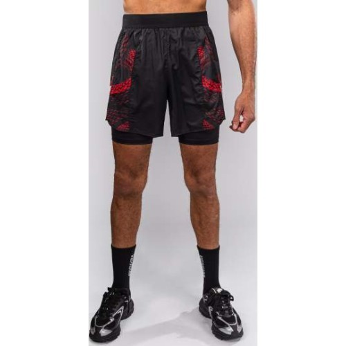 Venum Matupa Training Shorts - Black/Red/Silver