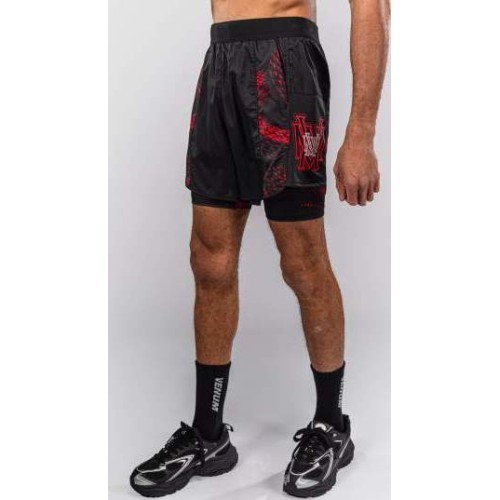 Venum Matupa Training Shorts - Black/Red/Silver