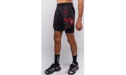 Venum Matupa Training Shorts - Black/Red/Silver
