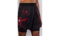 Venum Matupa Training Shorts - Black/Red/Silver