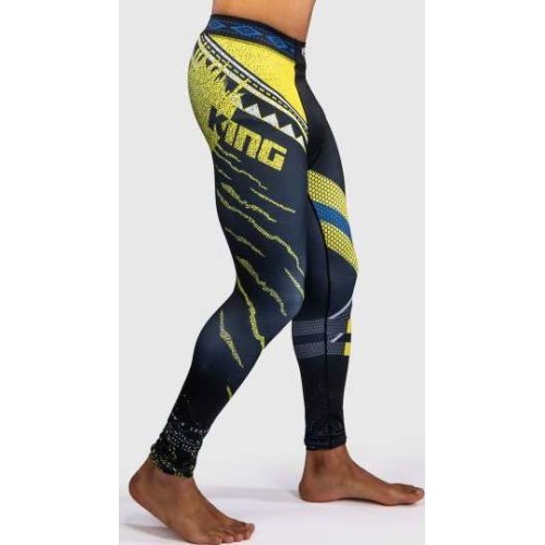 Venum x TEKKEN 8 Spats - King - Black/Yellow