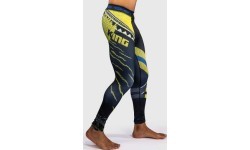 Venum x TEKKEN 8 Spats King legingi melni-dzelteni