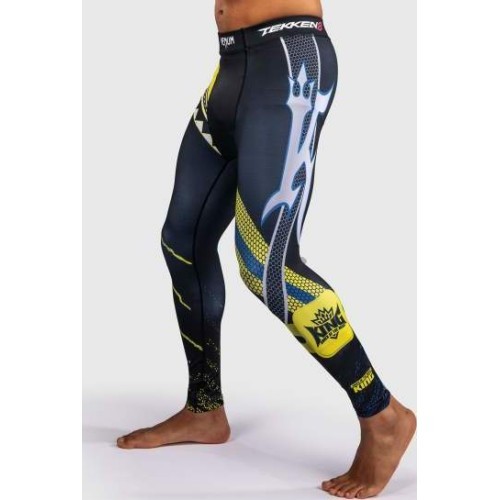 Леггинсы Venum x TEKKEN 8 Spats King чёрно-жёлтые