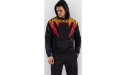 Venum x TEKKEN 8 kapučdžemperis – Yoshimitsu – melns/oranžs