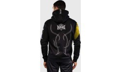 Venum x TEKKEN 8 kapuces džemperis - King - melns/dzeltens
