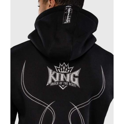 Venum x TEKKEN 8 kapuces džemperis - King - melns/dzeltens