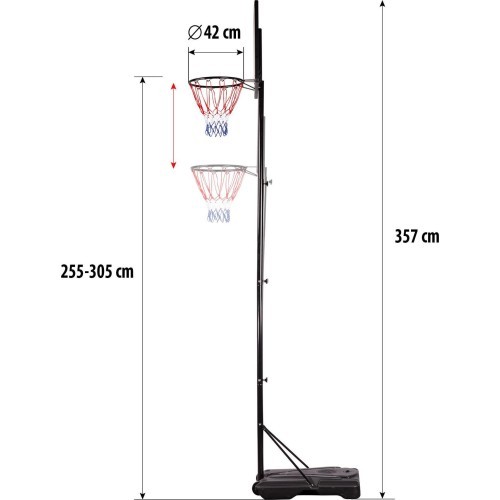 Pārvietojams basketbola grozs ZDK8305 NILS