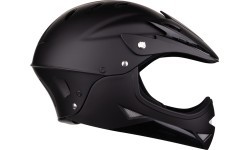 Bērnu ķivere FORCE DOWNHILL Junior, izmērs S-M (54-58 cm), melna