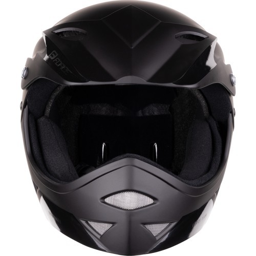 Bērnu ķivere FORCE DOWNHILL Junior, izmērs S-M (54-58 cm), melna
