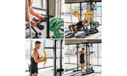 SMITH MACHINE WITH PLATE-LOADED CABLE SYSTEM SWC3101 SEMI COMMERCIAL HMS