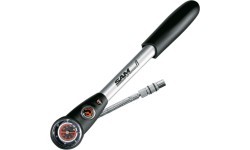 SKS SAM shock pump with gauge 25 bar (silver)