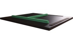 Buffalo Eliminator II 8ft pusdienu galda virsma melna