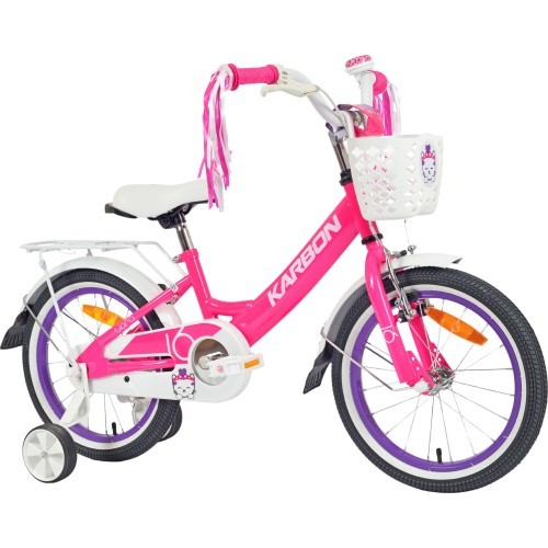 Velosipēds Karbon Tiara 16 pink
