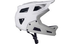 Шлем FORCE Drop Downhill, размер L-XL (58-61 см), белый/серый
