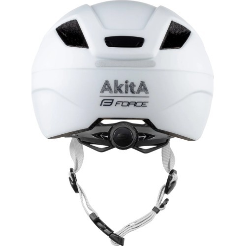 Bērnu velosipēda ķivere FORCE Akita, izmērs XS-S (48-54 cm), balta