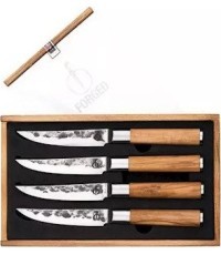 Forged Olive steak knife set