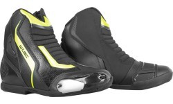 Motorcycle Boots W-TEC GlamCE - Black-Fluo Yellow