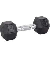 Sešstūra hanteles inSPORTline Hexsteel 6 kg