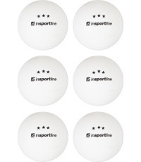 Мячи для настольного тенниса inSPORTline Elisenda S3 – 6 шт. - Белый