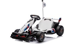 BMW kartings ar drifta funkciju, balts
