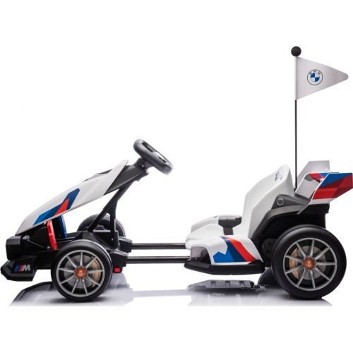 BMW Gokart Vehicle with Drift Function White