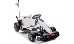 BMW kartings ar drifta funkciju, balts