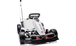 BMW kartings ar drifta funkciju, balts