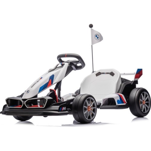 BMW kartings ar drifta funkciju, balts