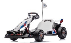BMW kartings ar drifta funkciju, balts