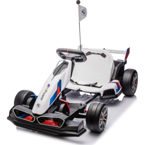 BMW kartings ar drifta funkciju, balts