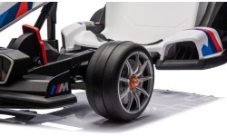 BMW kartings ar drifta funkciju, balts