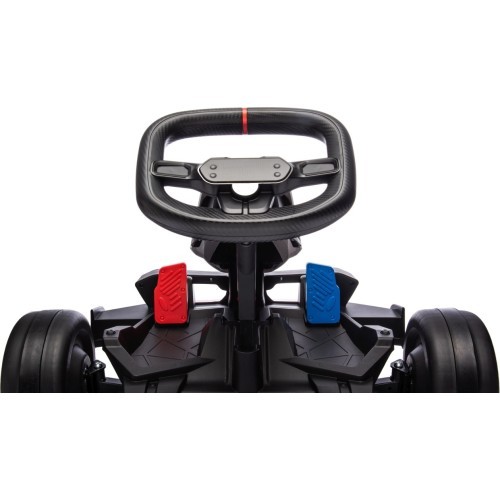 BMW kartings ar drifta funkciju, balts