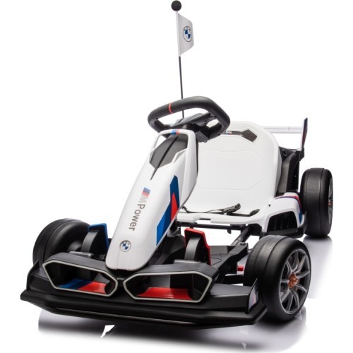 BMW kartings ar drifta funkciju, balts