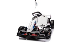 BMW kartings ar drifta funkciju, balts