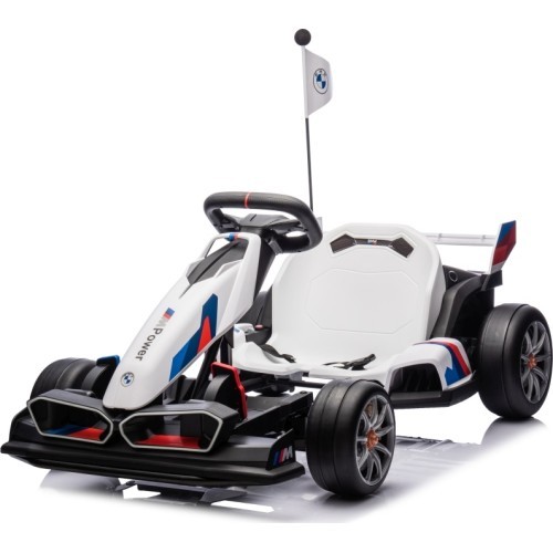 BMW kartings ar drifta funkciju, balts