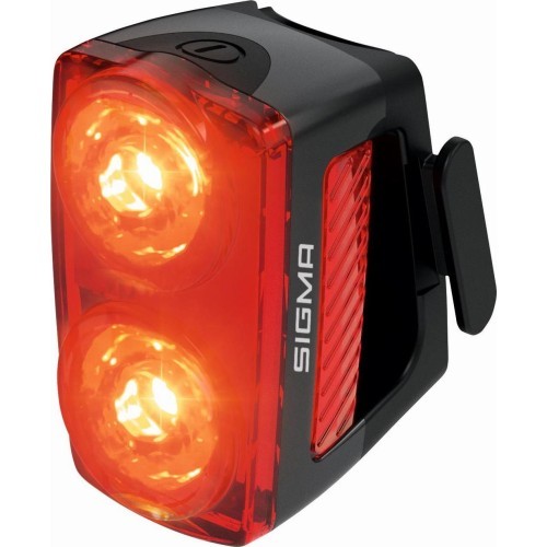 Aizmugurējais lukturis Sigma Buster 150 USB ar bremzēšanas funkciju