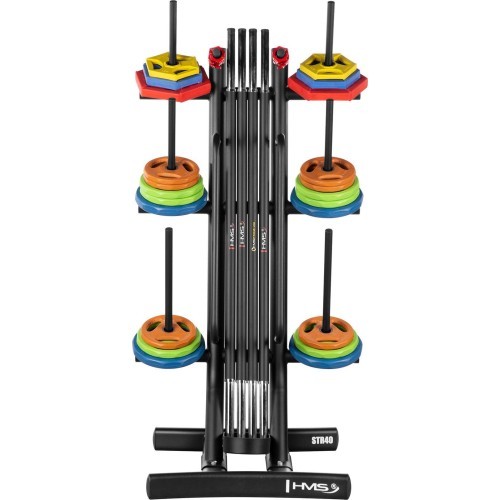 STR40 WEIGHT AND BARBELL TRAINING PUMP RACK COMMERCIAL HMS