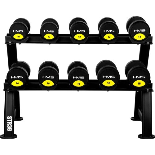 STR38 DOUBLE LEVEL DUMBBELL RACK COMMERCIAL HMS
