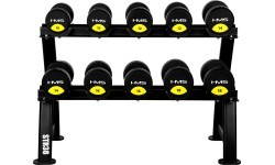 STR38 DOUBLE LEVEL DUMBBELL RACK COMMERCIAL HMS