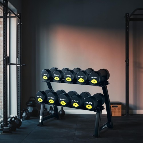 STR38 DOUBLE LEVEL DUMBBELL RACK COMMERCIAL HMS
