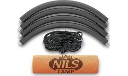 Apaļas šūpoles Nils Camp NB5034 oranžā krāsā