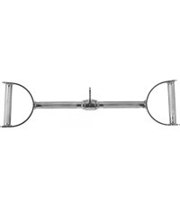 Straight Lat Pulldown Attachment with Grips inSPORTline Gripulster 68 cm