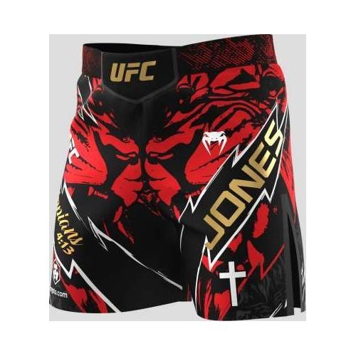 Vīriešu MMA šorti UFC Unrivaled by Venum Jon Jones, sarkani