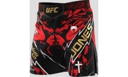 Vīriešu MMA šorti UFC Unrivaled by Venum Jon Jones, sarkani
