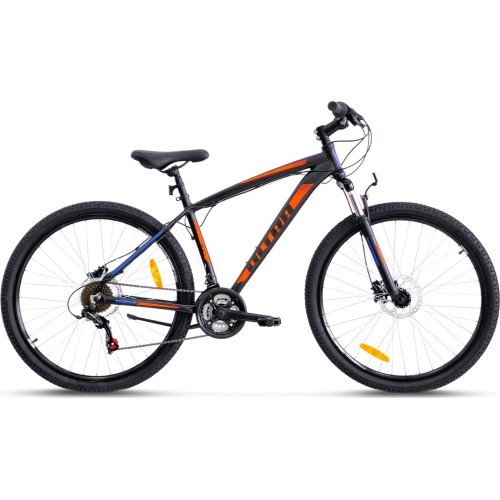 Горный велосипед CROSS Ultra Nitro HDB 27,5", 21 скорость, рама 17" (44 см), чёрно-оранжевый