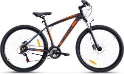 CROSS Ultra Nitro HDB 27,5" kalnu velosipēds, 21 ātrums, rāmis 17" (44 cm), melns/oranžs