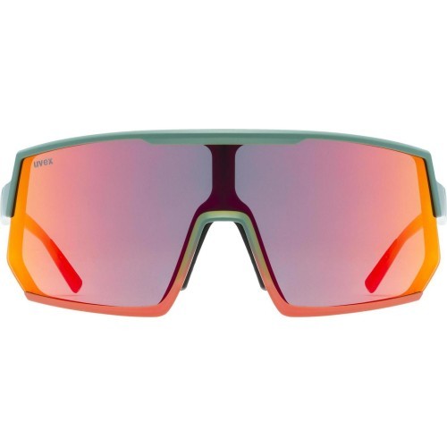 Uvex Sportstyle 235 Glasses, moss grapefruit / mirror red